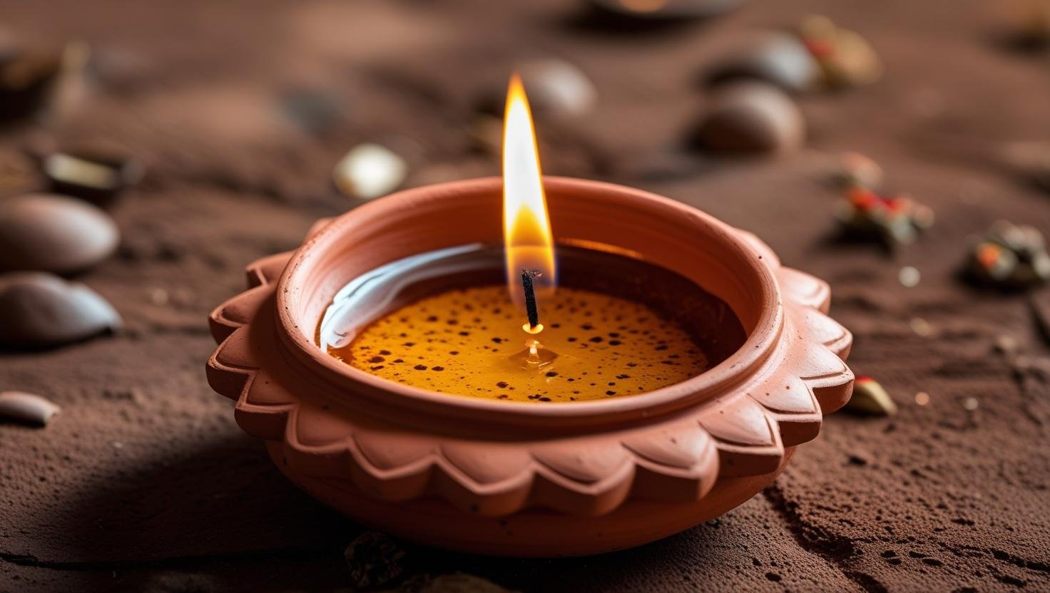 Taracota Ghee Diya